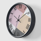 美しい ゴージャス シンプル カラー パレット ビッグ デザイン 壁時計 (傾斜)