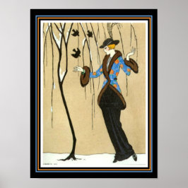 "美しい&ザスパロウ"バービアーデコプリント12 x 16 ポスター