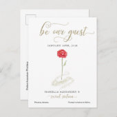 美しい&ザビーストスウィート16日付を保存 案内ポストカード (正面/裏面)