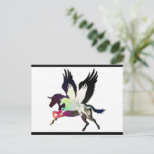 美しい&ザユニコーン ポストカード (スタンド正面)