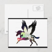 美しい&ザユニコーン ポストカード (正面/裏面)