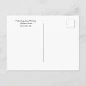 美しい&ザ・ビーストイベント保存日付 案内ポストカード (裏面)