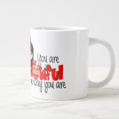 美しい – ジャンボマグ ジャンボコーヒーマグカップ (右)