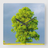 美しい スクエア壁時計 (正面)