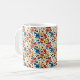 美しい スタイリッシュ ロマンチック 春の女の子の花 コーヒーマグカップ