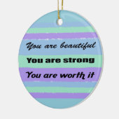 美しい セラミックオーナメント (左)