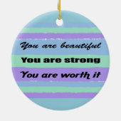 美しい セラミックオーナメント (裏面)