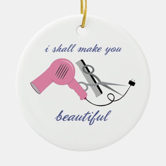 美しい セラミックオーナメント (正面)