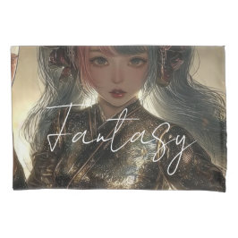 美しい/ダークファンタジーの少女 枕カバー