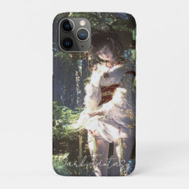 美しい/ダークファンタジーの少女 iPhone 11 PROケース