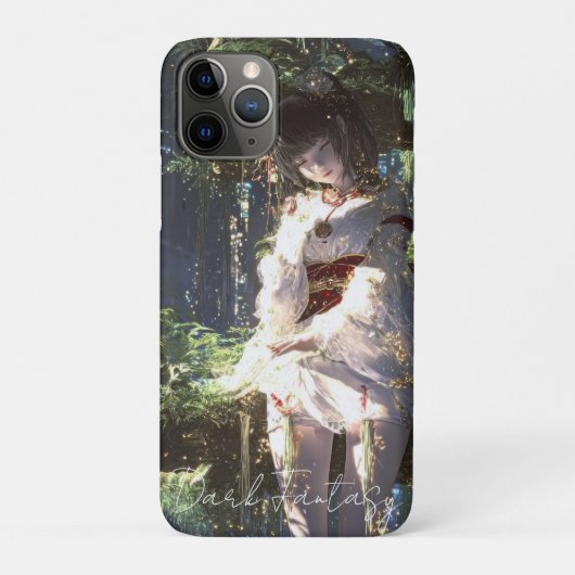 美しい/ダークファンタジーの少女 Case-Mate iPhoneケース (裏)