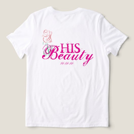 美しい トライブレンドTシャツ (デザイン裏面)