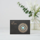 美しい&ナチュラルウェルネス小売ギフト証明書 割引カード (スタンド正面)