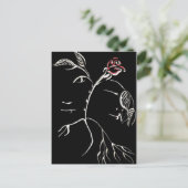 美しい&ビーストバラ ポストカード (スタンド正面)