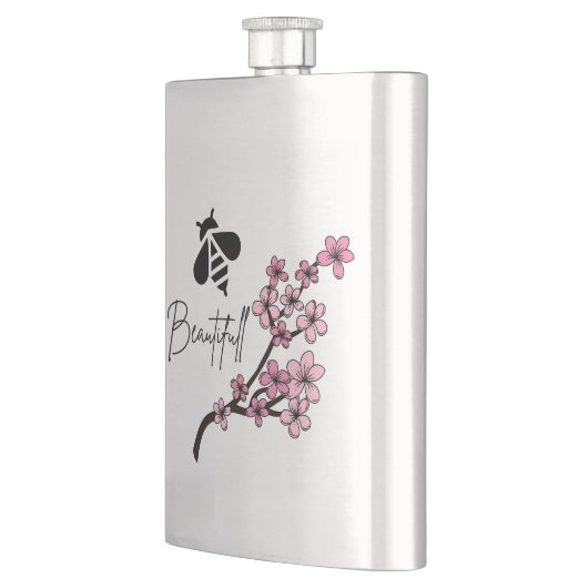 美しい フラスク (左)