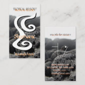 美しい&フードサロントロピカルリゾート 名刺 (正面/裏面)