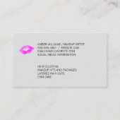 美しい/ブラシ芸術的付き 名刺 (裏面)