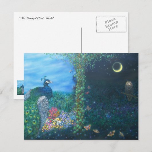 美しい ポストカード (正面/裏面)