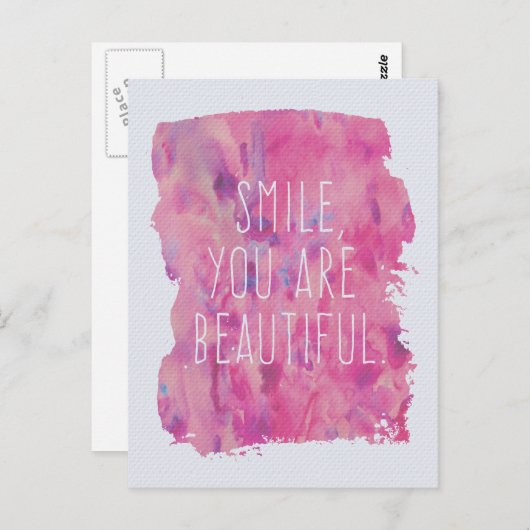 美しい ポストカード (正面/裏面)