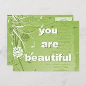 美しい ポストカード (正面/裏面)