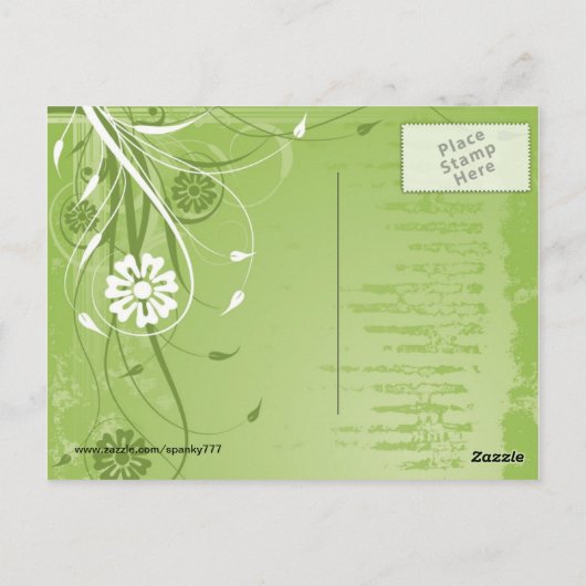 美しい ポストカード (裏面)