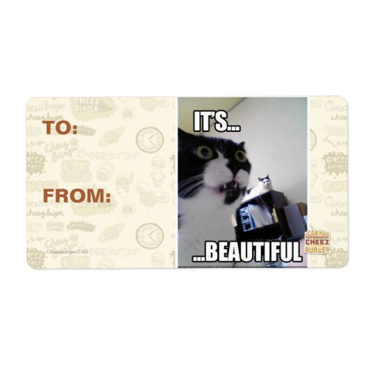 美しい ラベル (正面)