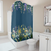 美しい&ワイルドフラワーエレガントダベットカバー シャワーカーテン (インサイチュ)