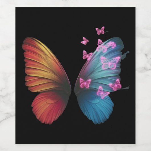 美しい ワインラベル (シングルラベル)