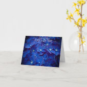 美しい「ヴィオレットは青い」誕生日カード カード (黄色い花)