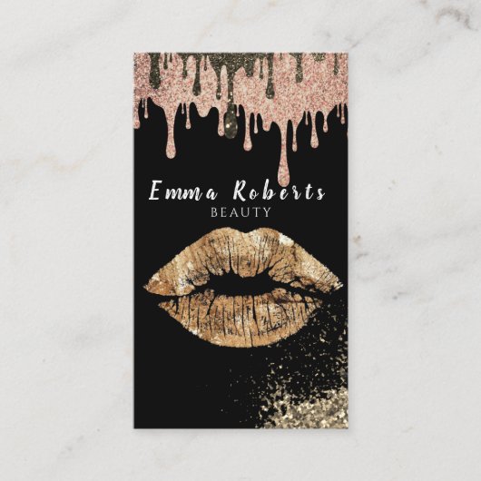 美しい《写真》ぼけ味シャイングリッターきらめく名刺 名刺 (正面)