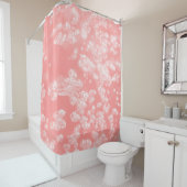 美しい《写真》ぼけ味気泡抽象芸術ライトピンクパス シャワーカーテン (インサイチュ)