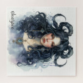 美しい〔占星術の〕十二宮図蠍座 ジグソーパズル (横)