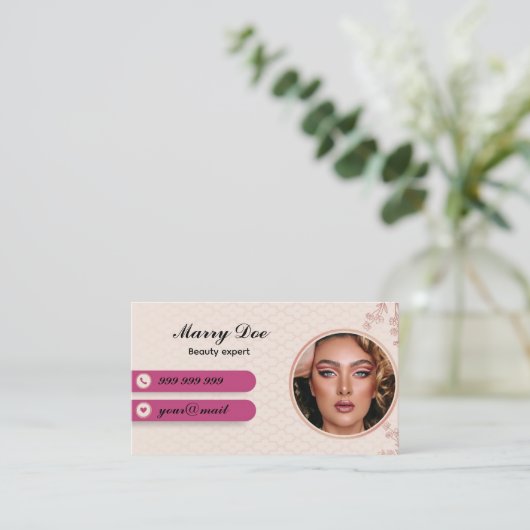 美しい 名刺 (スタンド正面)