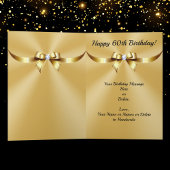 美しい、幸せな60歳の誕生日カード、パーソナライズド カード