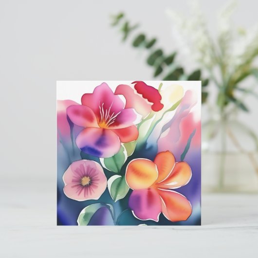 美しい,幸せ,明るい,春,夏,かわいい,エレガント,w 招待状 (スタンド正面)