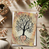 美しい「愛は永遠に」ツリー カード