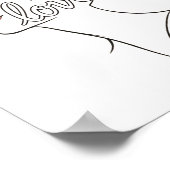 美しい"愛"美しいサロンウォールアート&ポスター ポスター (角)