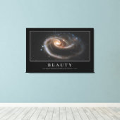 美しい:感動的引用文3 キャンバスプリント (インサイチュ (ウッドフロア))