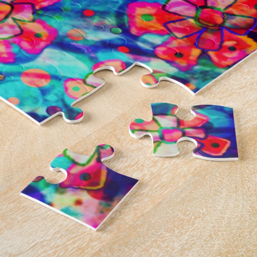 美しい、慈悲、信仰のフローラかわいらしおもしろいインスピレーション ジグソーパズル (側面)