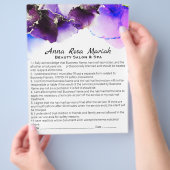 *~*美しい·抽象芸術の権利放棄サービス チラシ (手)