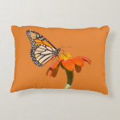 美しい(昆虫)オオカバマダラ、モナーク蝶 アクセントクッション (裏面)