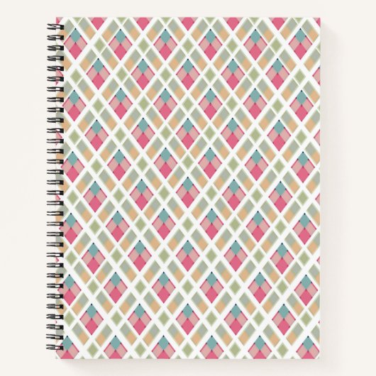 美しい、格子状 ノートブック (正面)