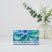 美しい《植物》百日草 名刺 (スタンド正面)