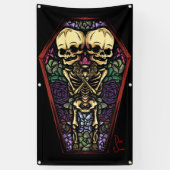 美しい 横断幕 (縦)