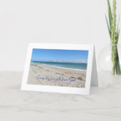 美しい、毎日は神からの贈り物だ。 カード (正面)