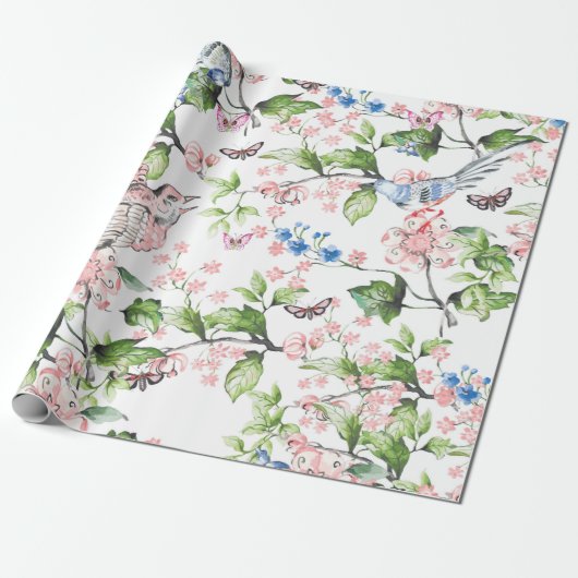 美しい、水の色、手の絵を描自然シーン、t ラッピングペーパー (アンロールド)