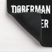 美しい（犬）ドーベルマン・ピンシェルマウスパッド マウスパッド (コーナー)