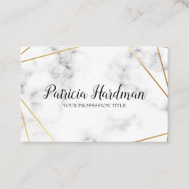 美しい、白い大理石が付いている魅力の名刺 名刺