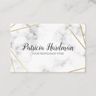 美しい、白い大理石が付いている魅力の名刺 名刺