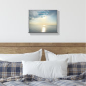 美しい、私たちの結婚式の日のキャンバス キャンバスプリント (インサイチュ (寝室))